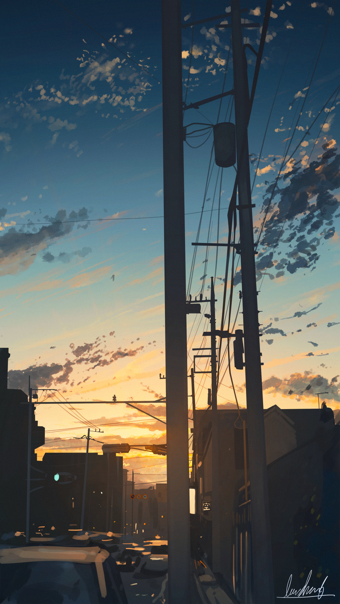 This is a pixiv picture whose title is 秋の晴れ間.