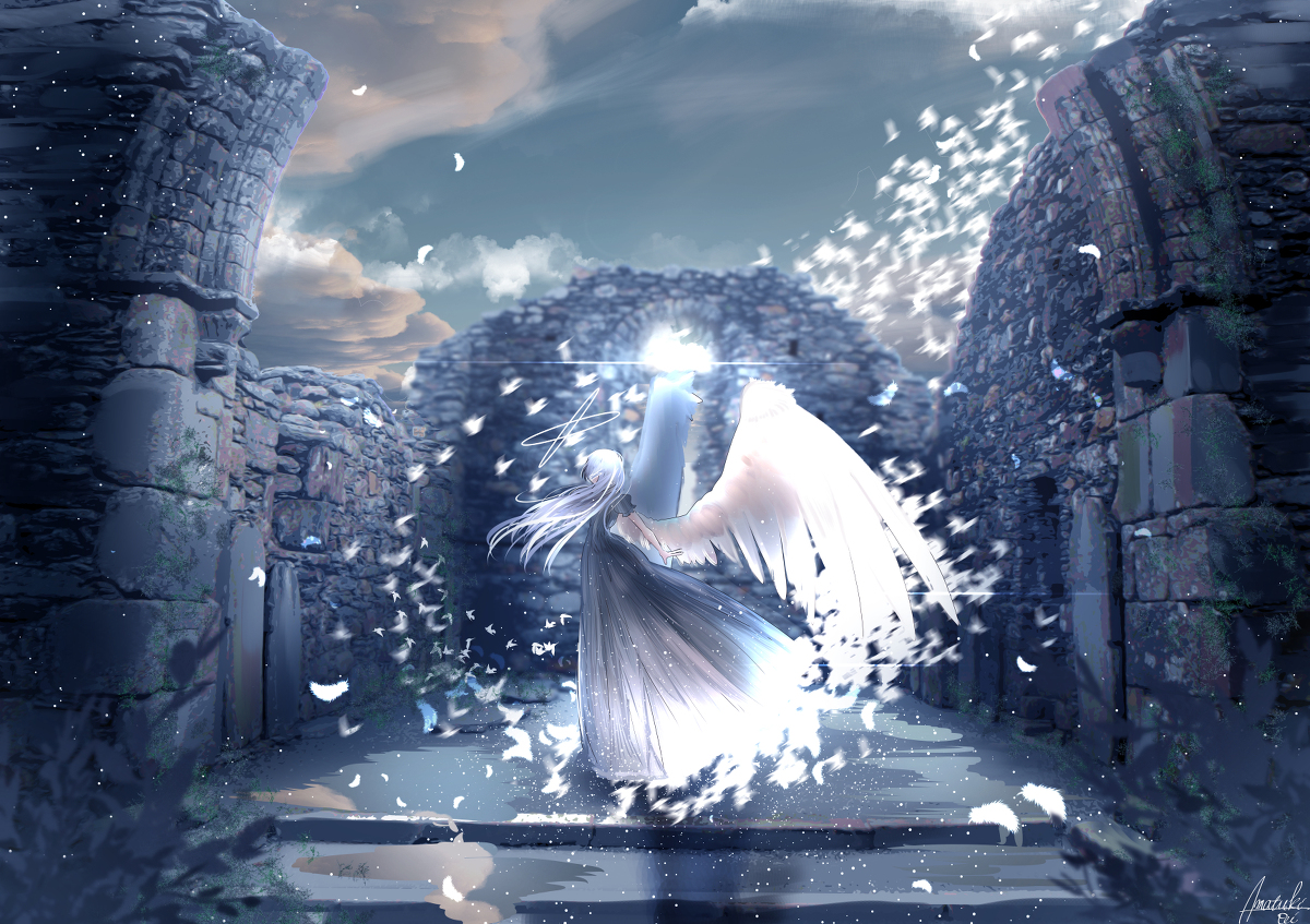 This is a pixiv picture whose title is angeldancer.