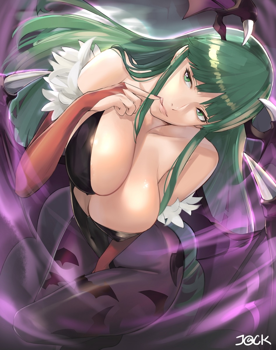 This is a pixiv picture whose title is Morrigan Aensland.