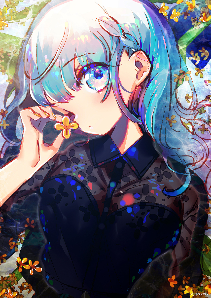 This is a pixiv picture whose title is 金木犀.