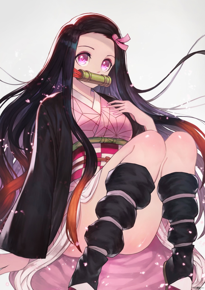 This is a pixiv picture whose title is 竈門禰豆子.