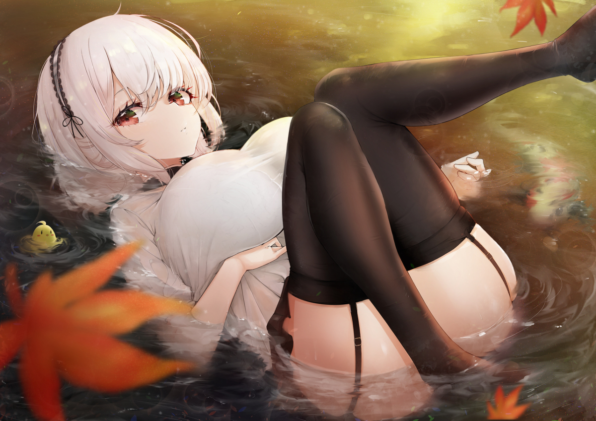 This is a pixiv picture whose title is シリアス.