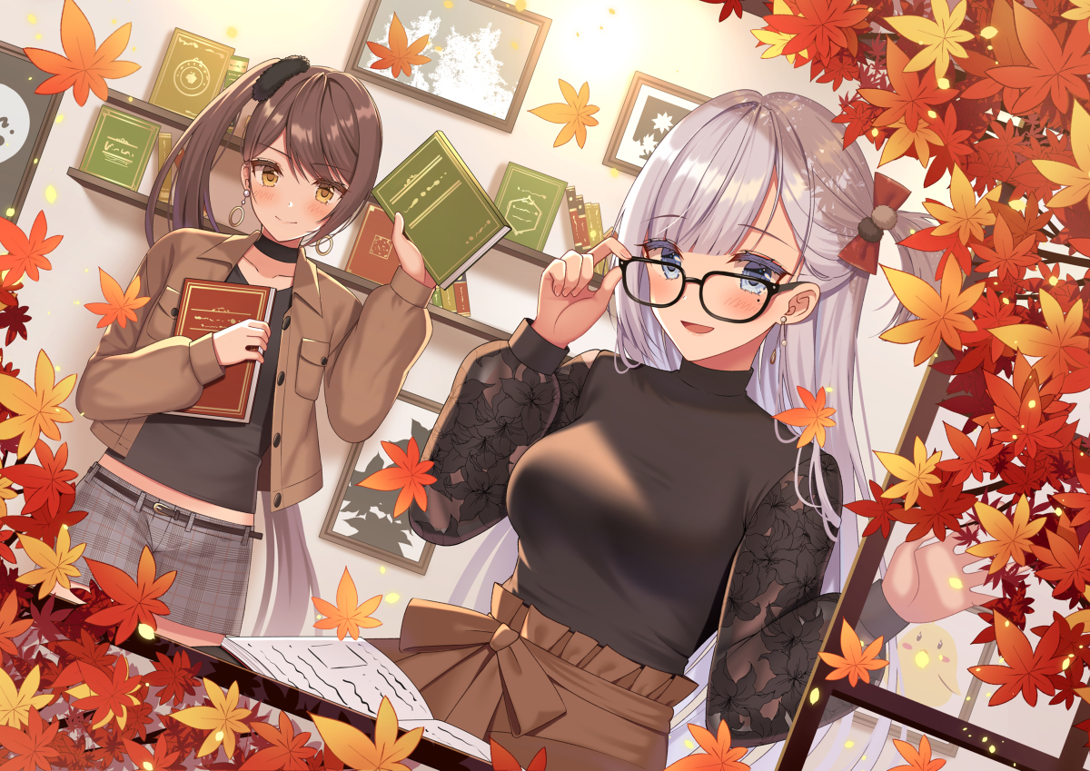 This is a pixiv picture whose title is 秋.