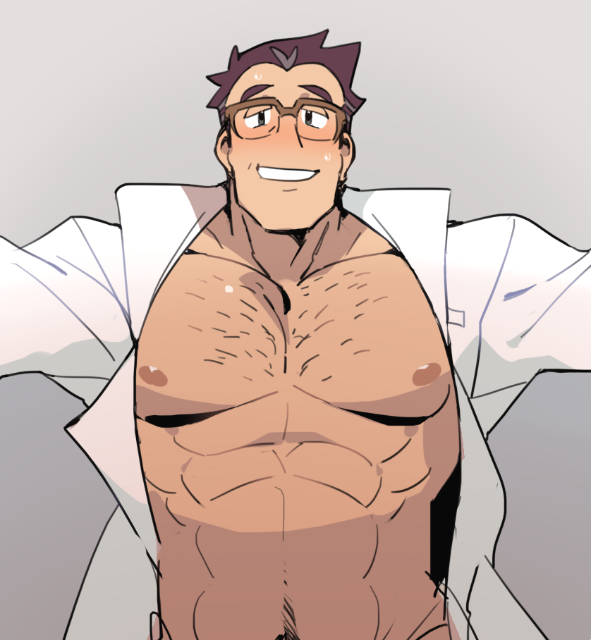 This is a pixiv picture whose title is サクラギ博士.