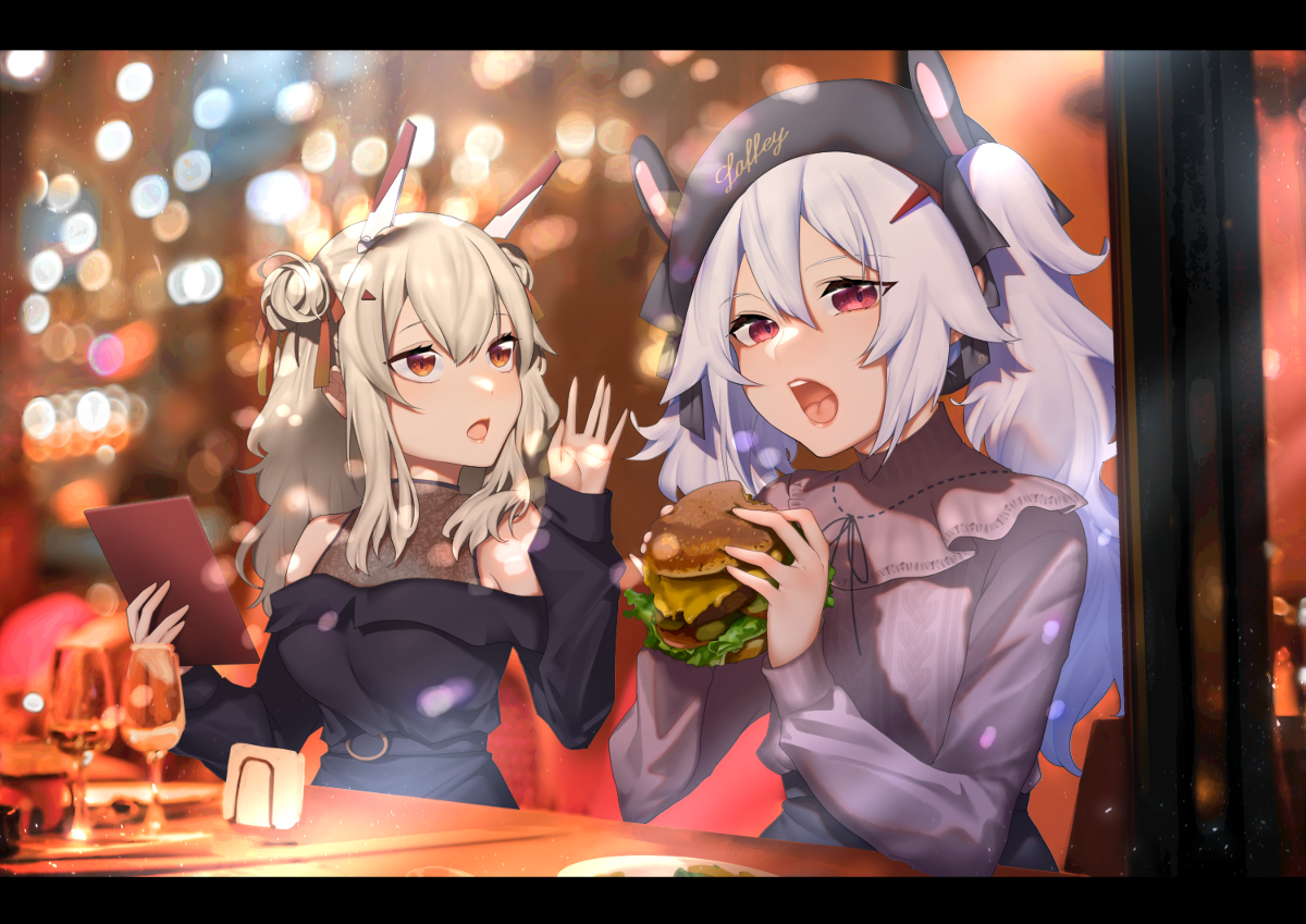 This is a pixiv picture whose title is 食欲＞＞＞お洒落.