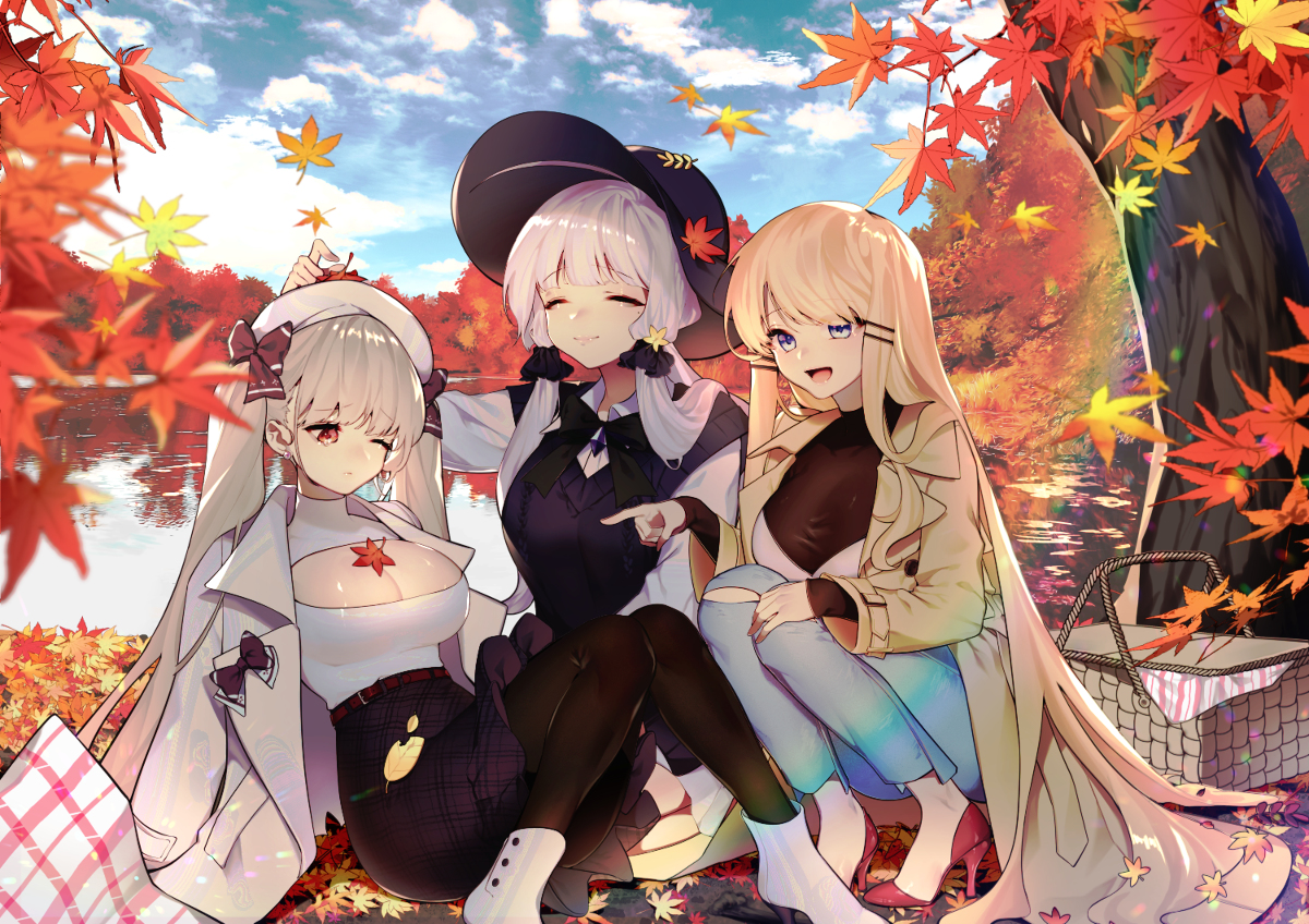 This is a pixiv picture whose title is 🍁.