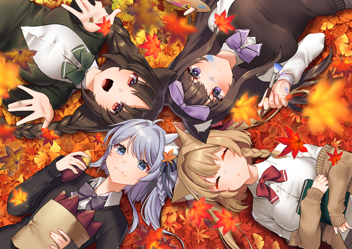 This is a pixiv picture whose title is いろいろな秋！.