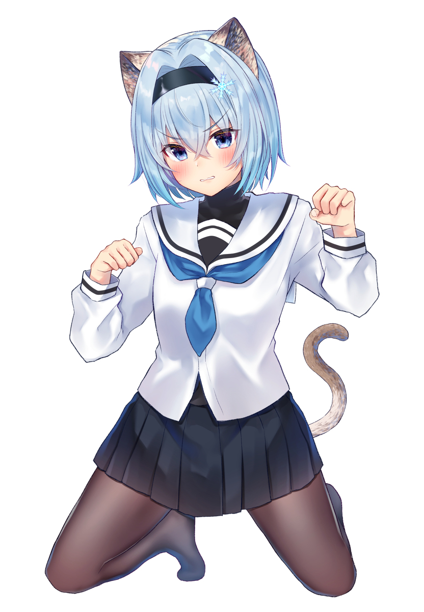 This is a pixiv picture whose title is 銀子にゃん🐾.