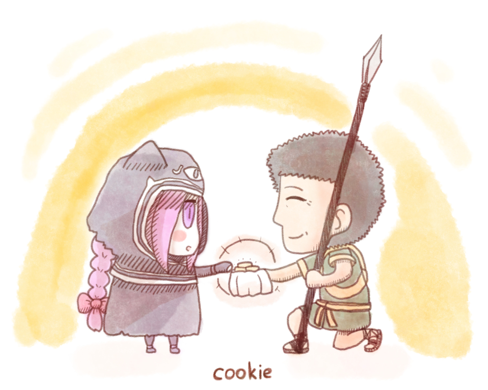 This is a pixiv picture whose title is cookie.