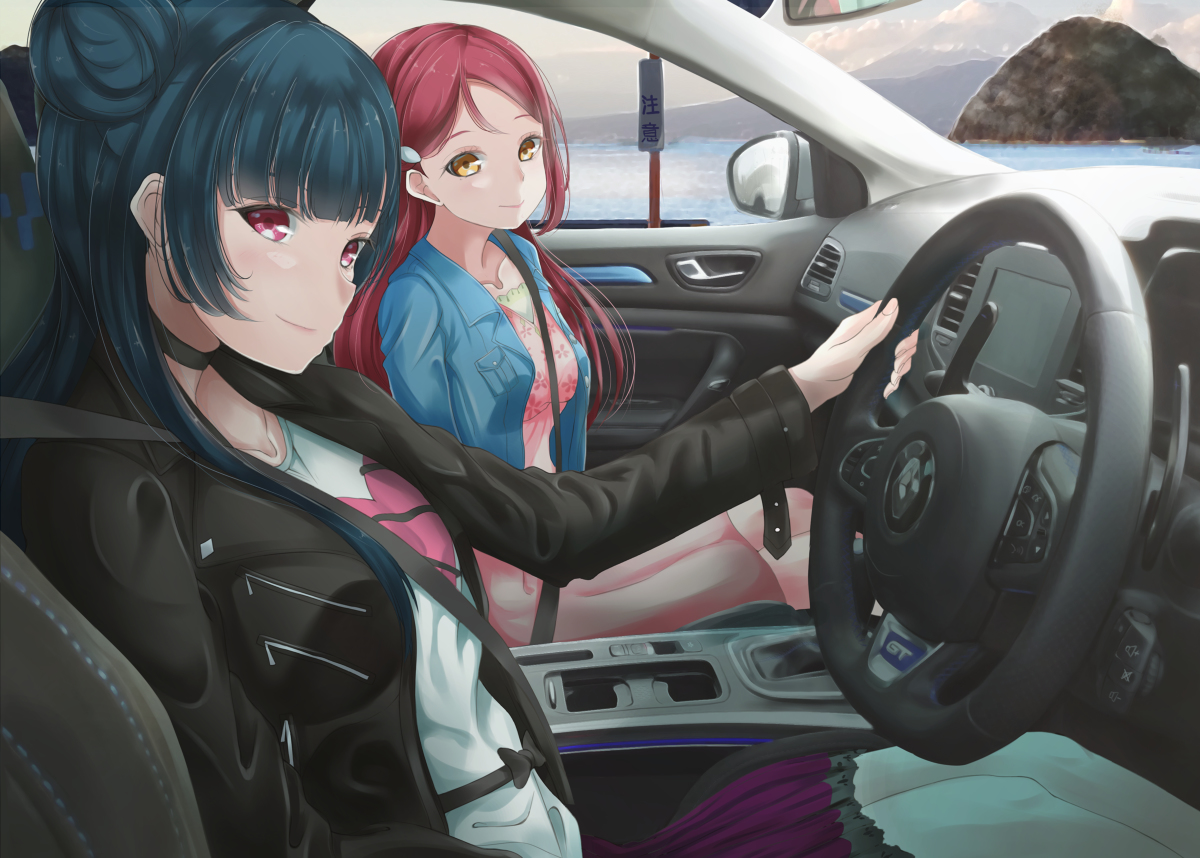 This is a pixiv picture whose title is よしりこ×RENAULT.