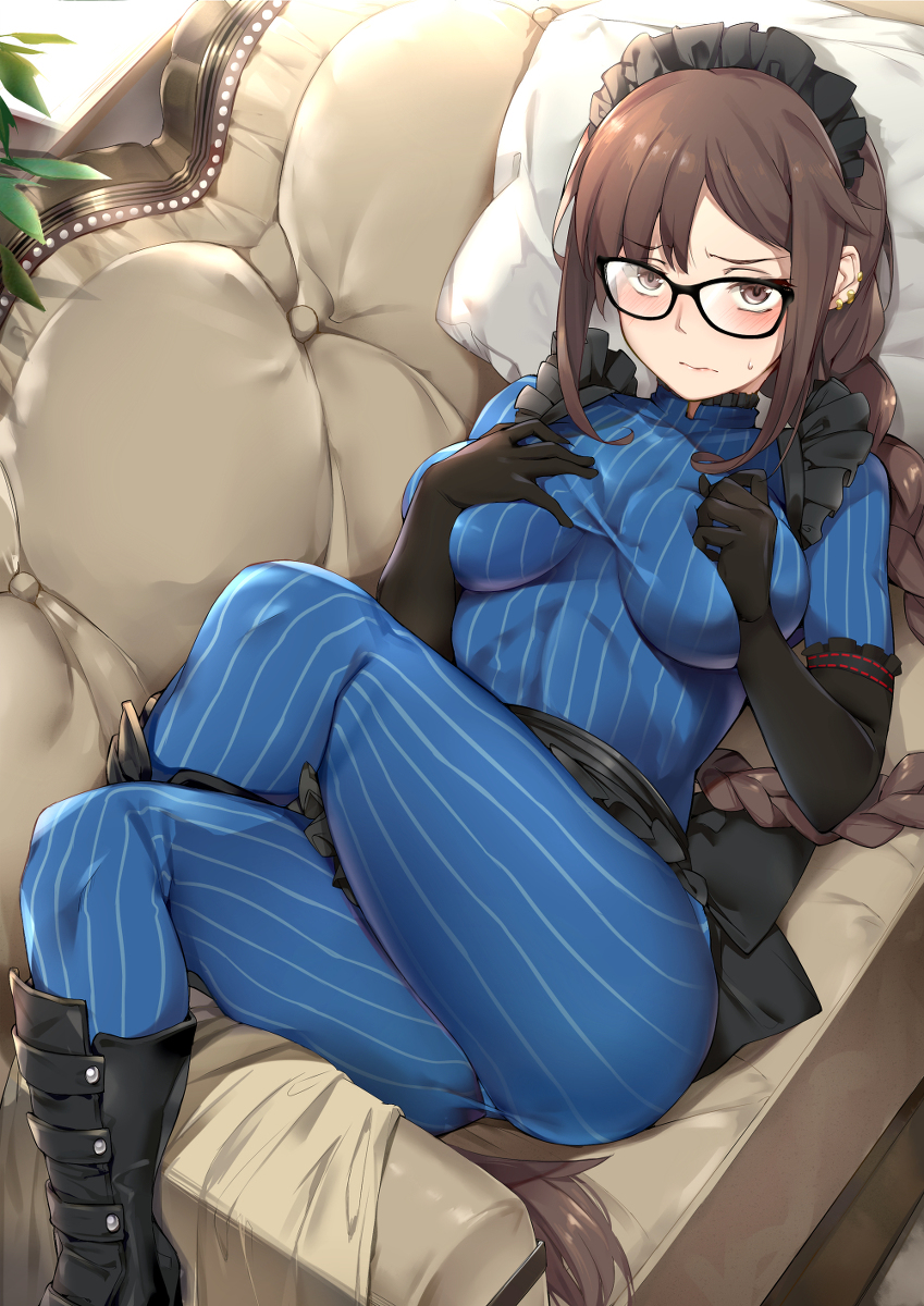 This is a pixiv picture whose title is メイド虞美人２.
