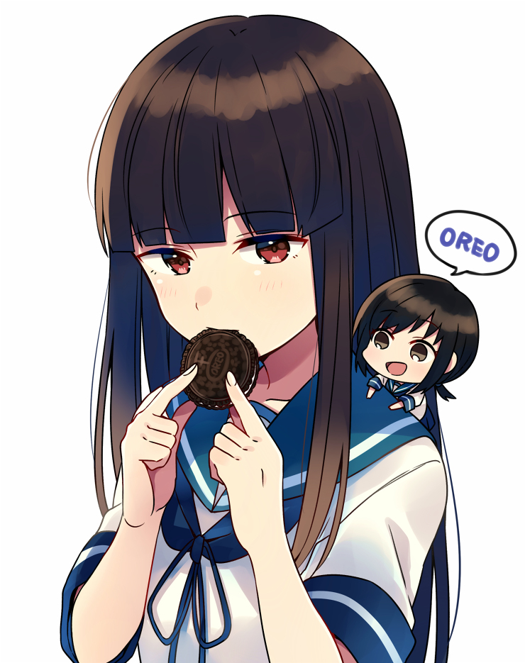 This is a pixiv picture whose title is OREO.