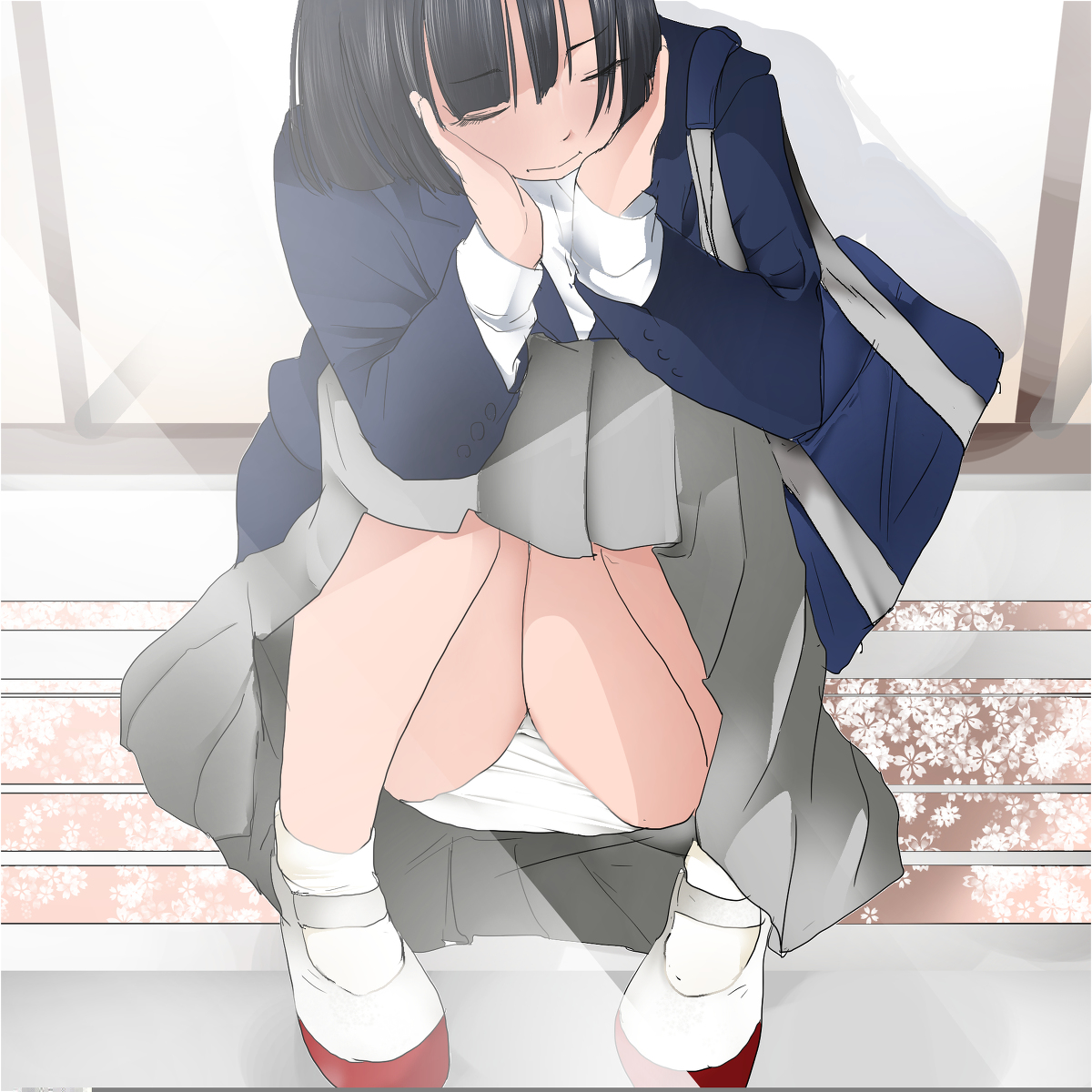 This is a pixiv picture whose title is 白い.