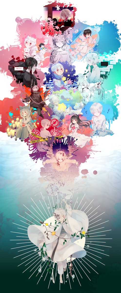 This is a pixiv picture whose title is まふまふ誕生祭2019.