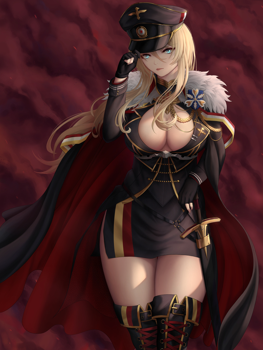 This is a pixiv picture whose title is [Azur Lane] Bismarck.