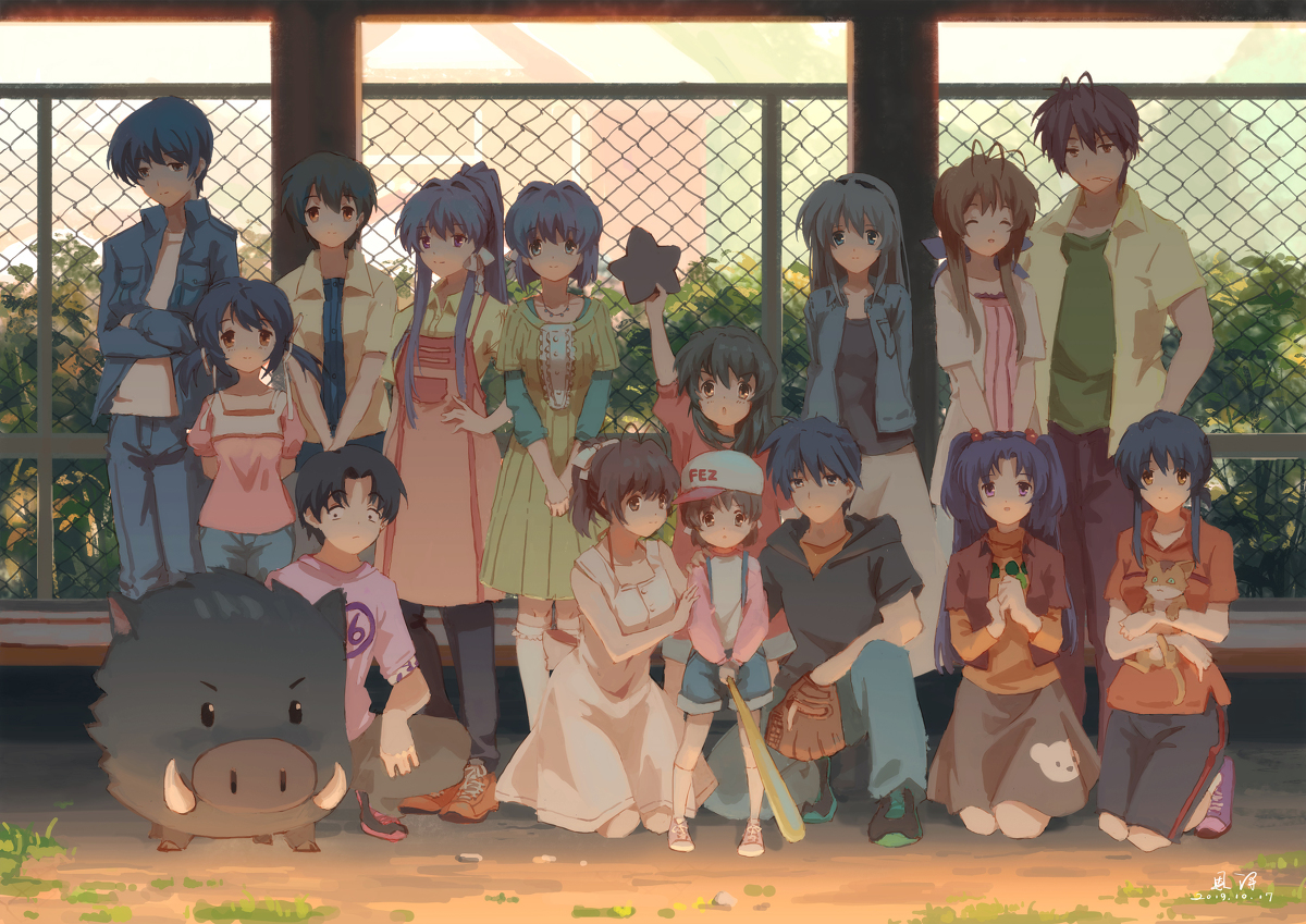 This is a pixiv picture whose title is 夏の終わりの再会.