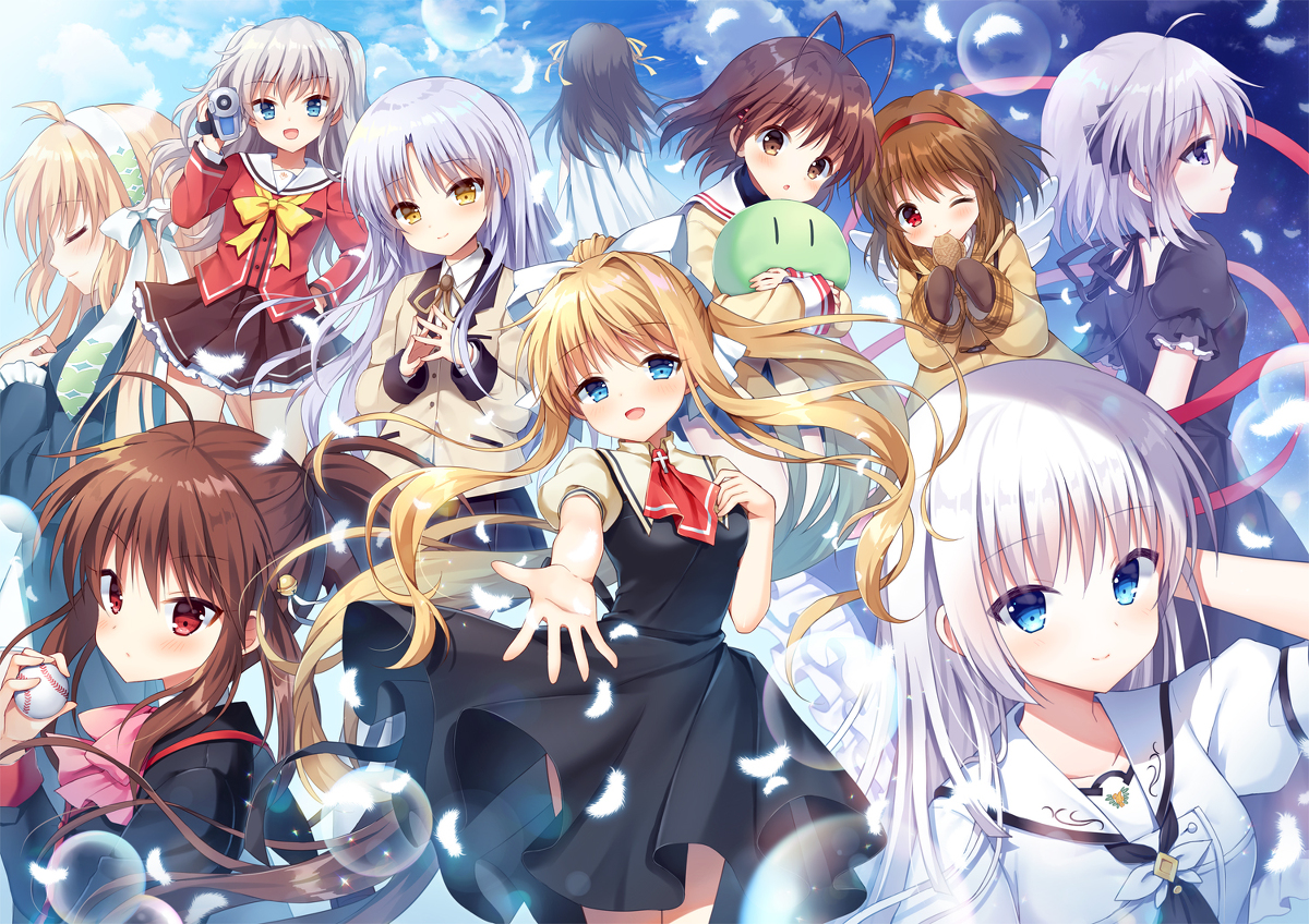 This is a pixiv picture whose title is Key 20th anniversary.