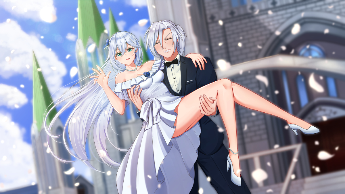 This is a pixiv picture whose title is Cecilia Wedding.