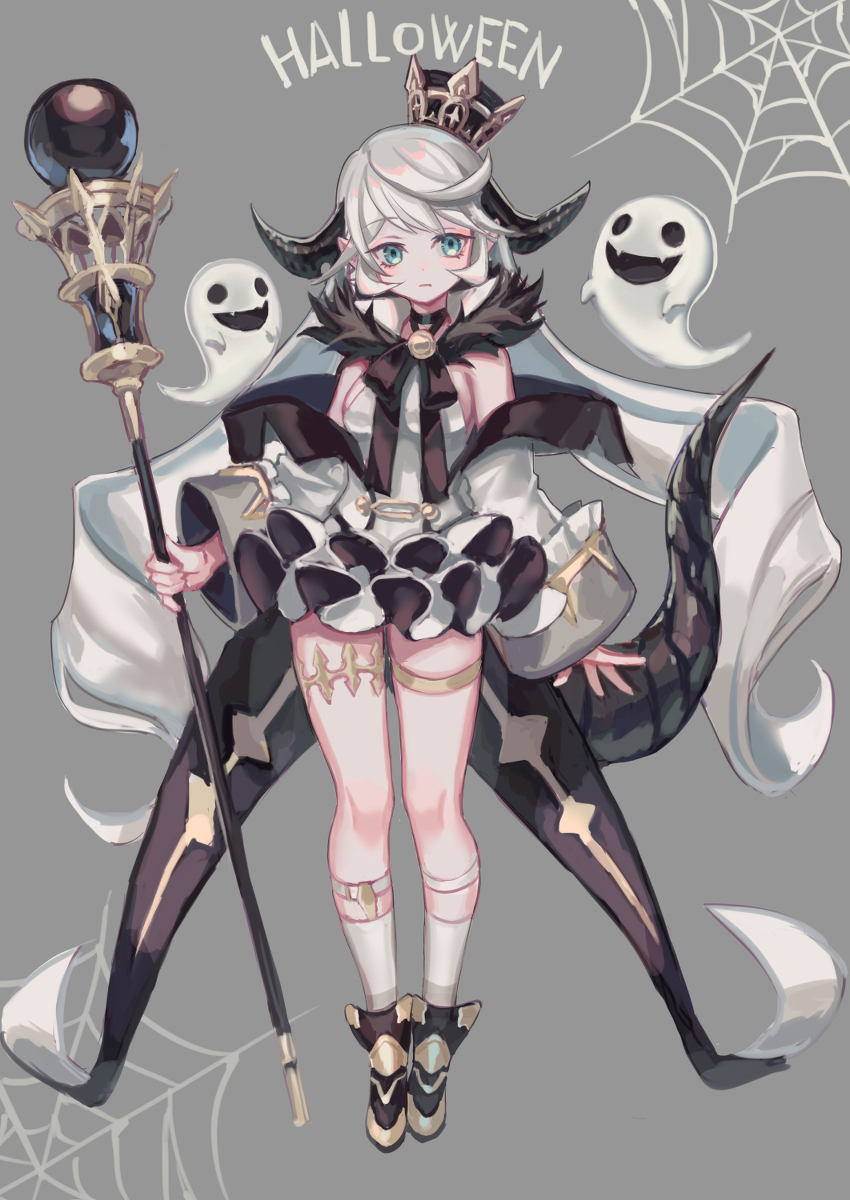 This is a pixiv picture whose title is モノトーンハロウィン.