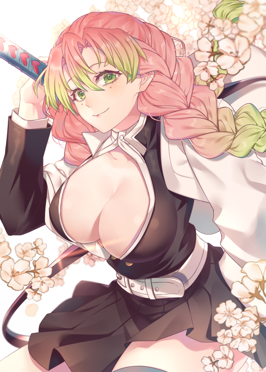 This is a pixiv picture whose title is 恋柱.