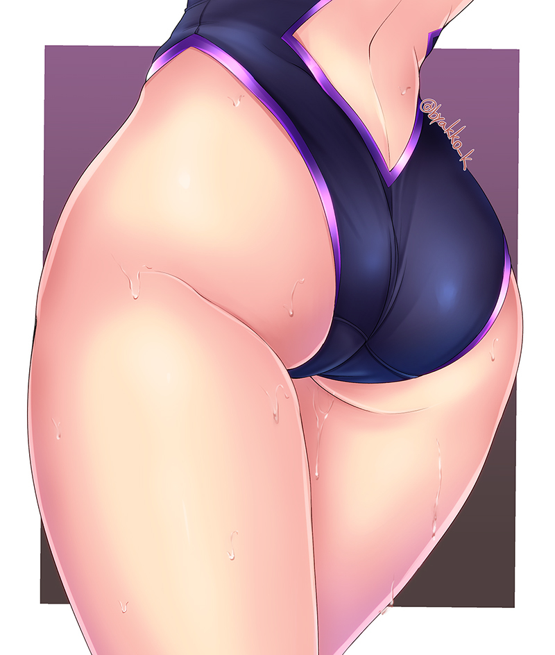 This is a pixiv picture whose title is 尻.