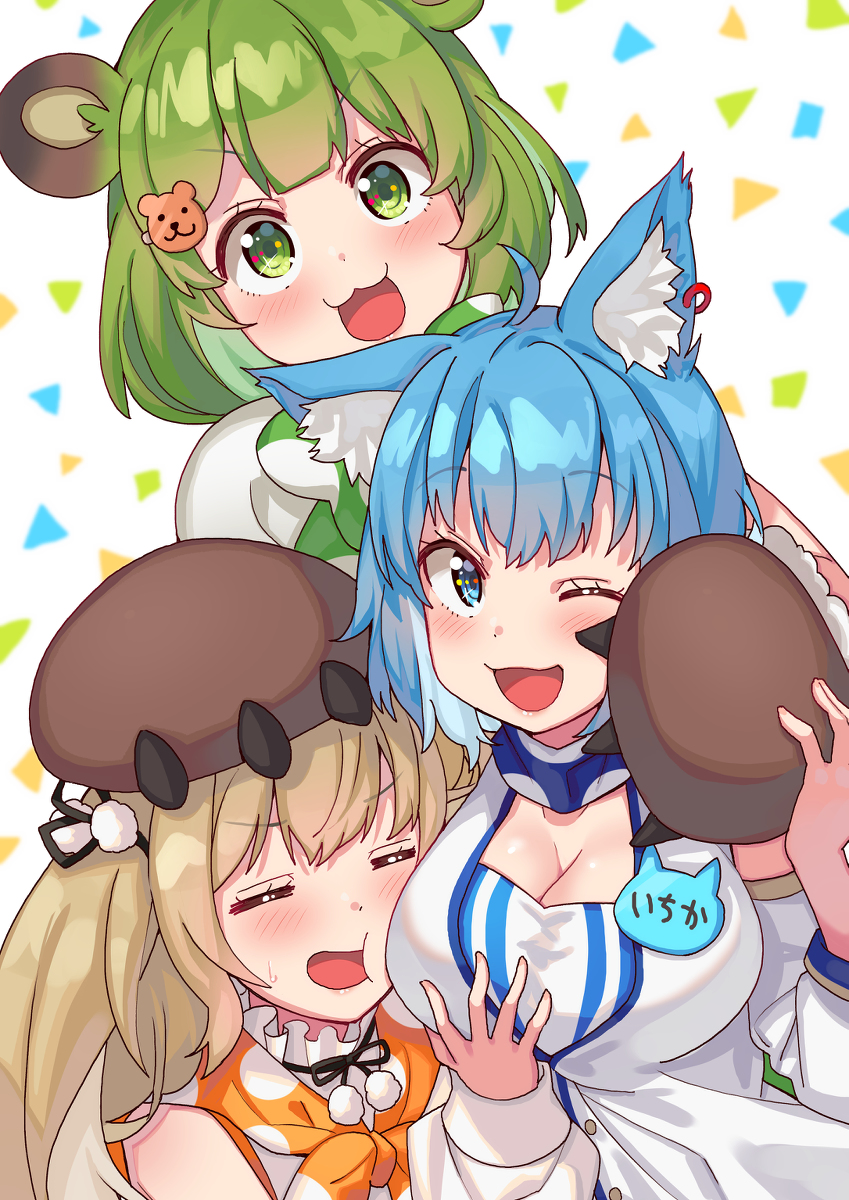 This is a pixiv picture whose title is 新生あにまーれ.