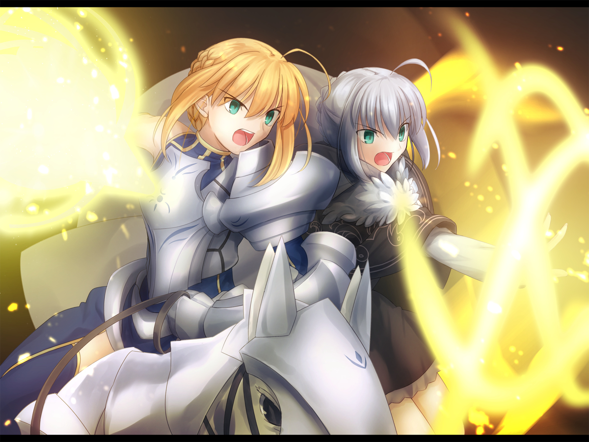 This is a pixiv picture whose title is Cross Noble Phantasm.