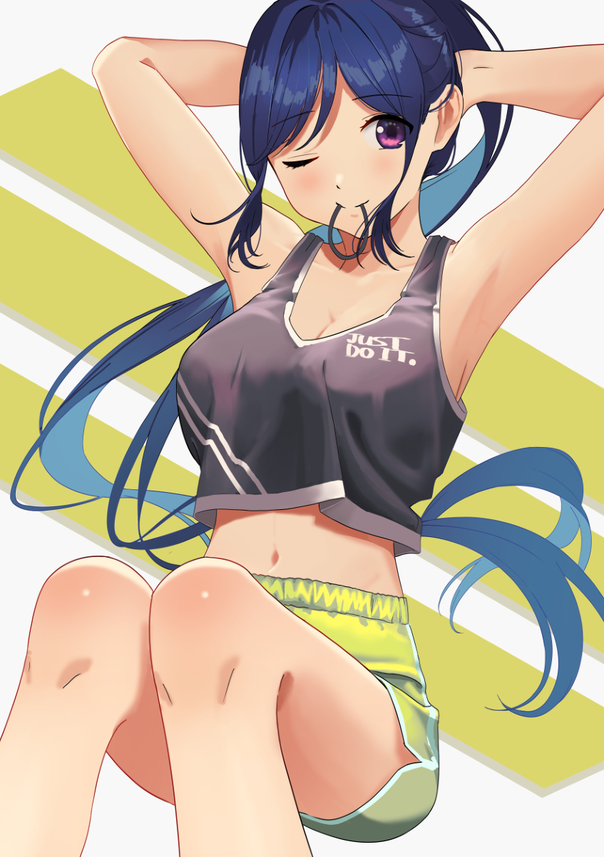 This is a pixiv picture whose title is 松浦さん.