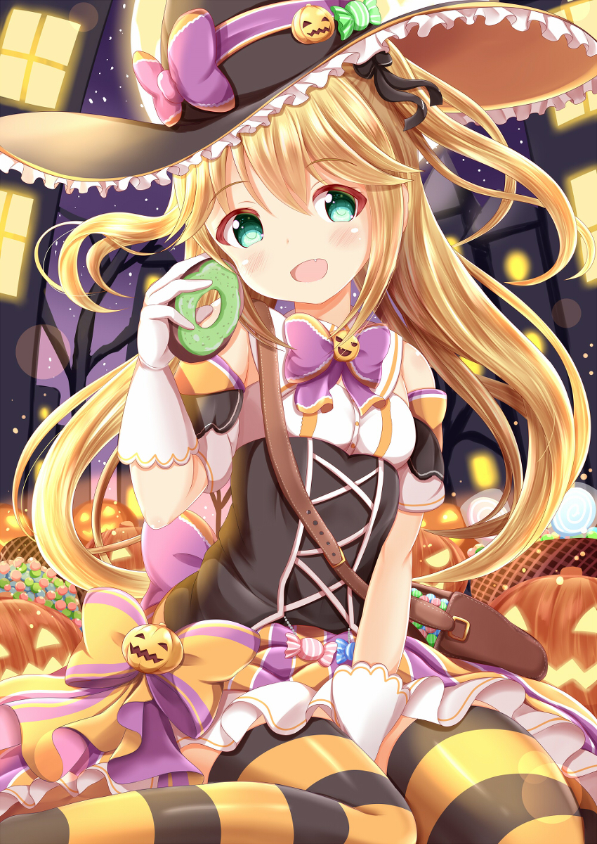 This is a pixiv picture whose title is ハロウィン柚子ちゃん.