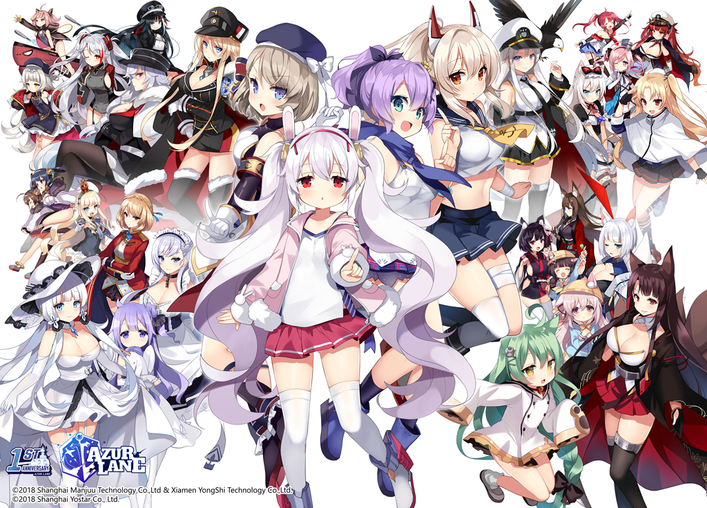 This is a pixiv picture whose title is Azur Lane.