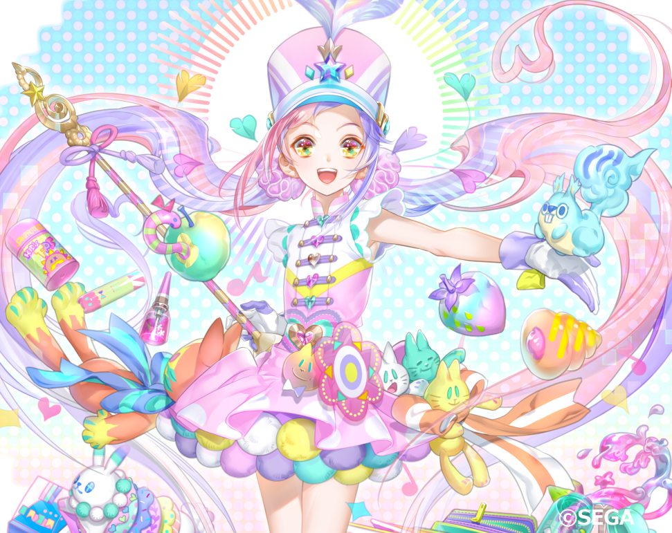 This is a pixiv picture whose title is CHUNITHM CRYSTAL　『舞浜 優芽』.