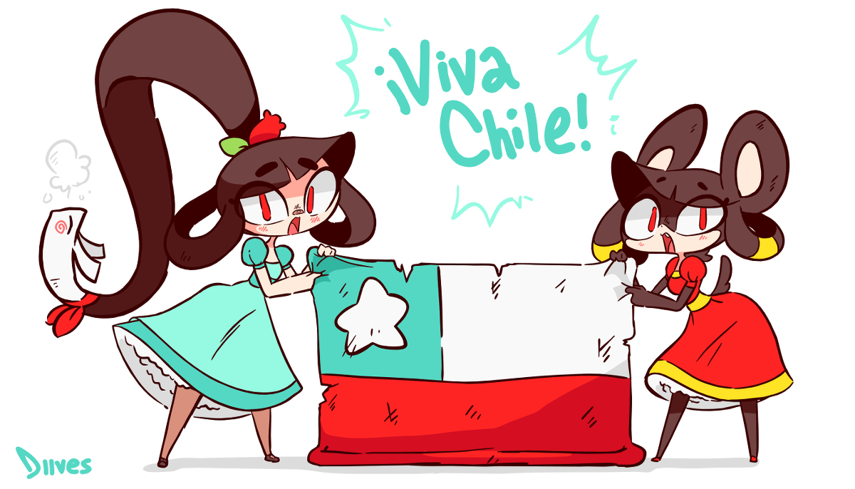 This is a pixiv picture whose title is Viva Chile!.