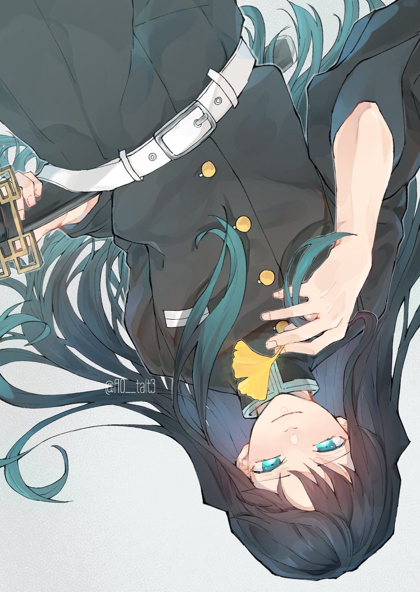 This is a pixiv picture whose title is 時透無一郎.