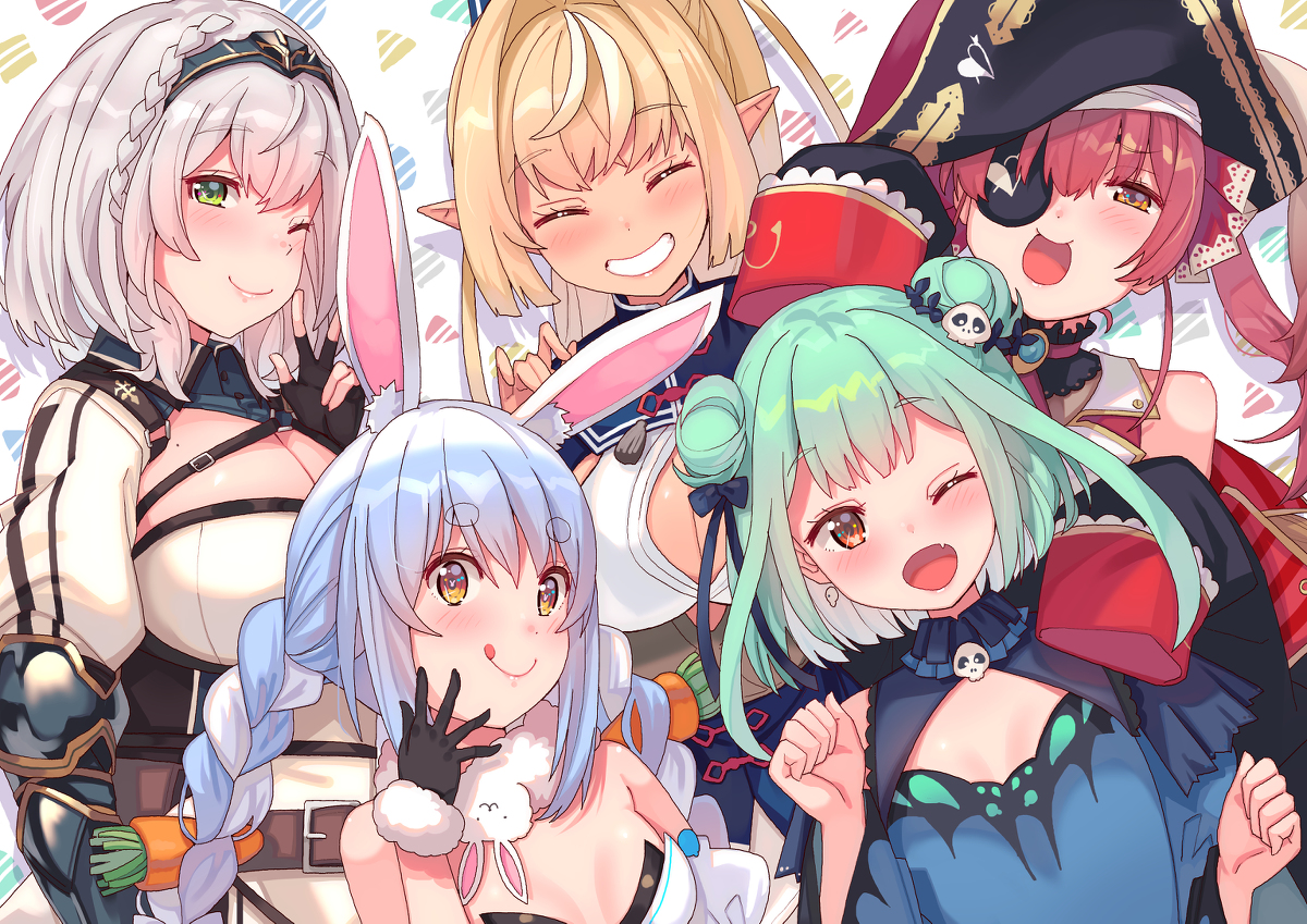 This is a pixiv picture whose title is ホロライブ３期生.