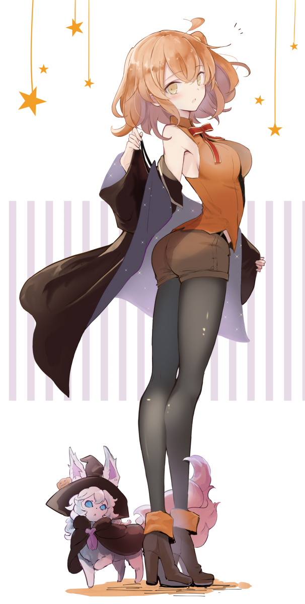 This is a pixiv picture whose title is ハロウィンカラーな協会礼装お着替えぐだ子.