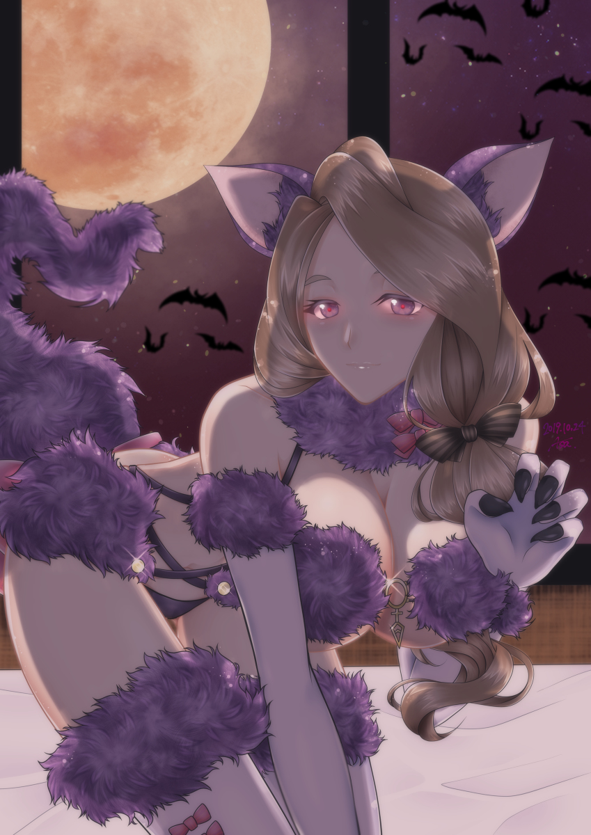 This is a pixiv picture whose title is メルセデス ハロウィン (デンジャラスビースト).