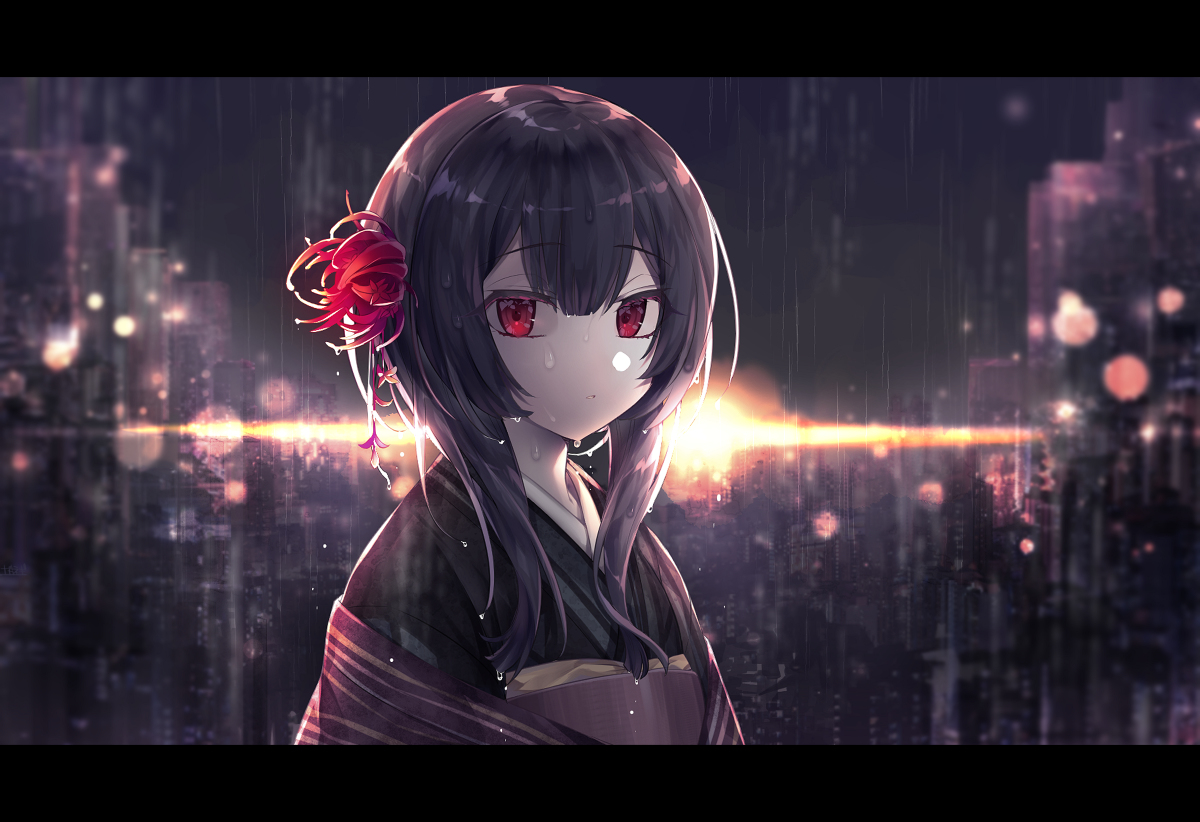 This is a pixiv picture whose title is 凛世花伝.