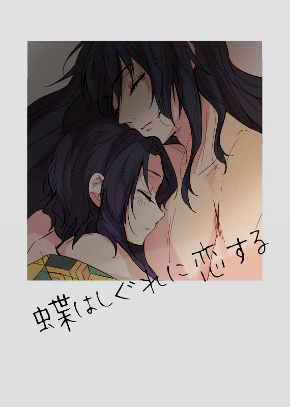 This is a pixiv picture whose title is 蝶はしぐれに恋する.