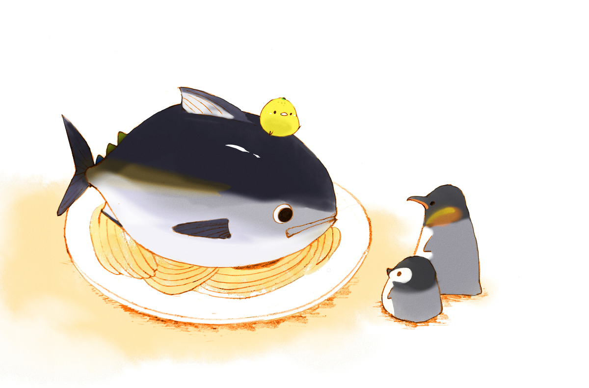 This is a pixiv picture whose title is ツナパスタ.