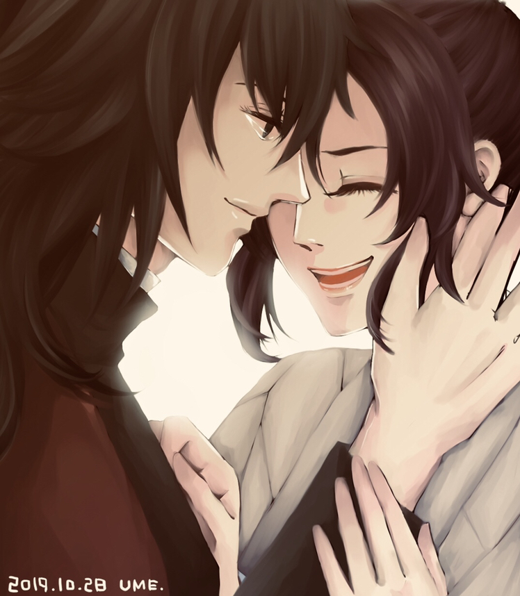 This is a pixiv picture whose title is ぎゆしの.