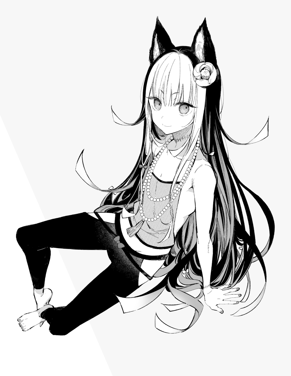 This is a pixiv picture whose title is 炉雨ちゃん.