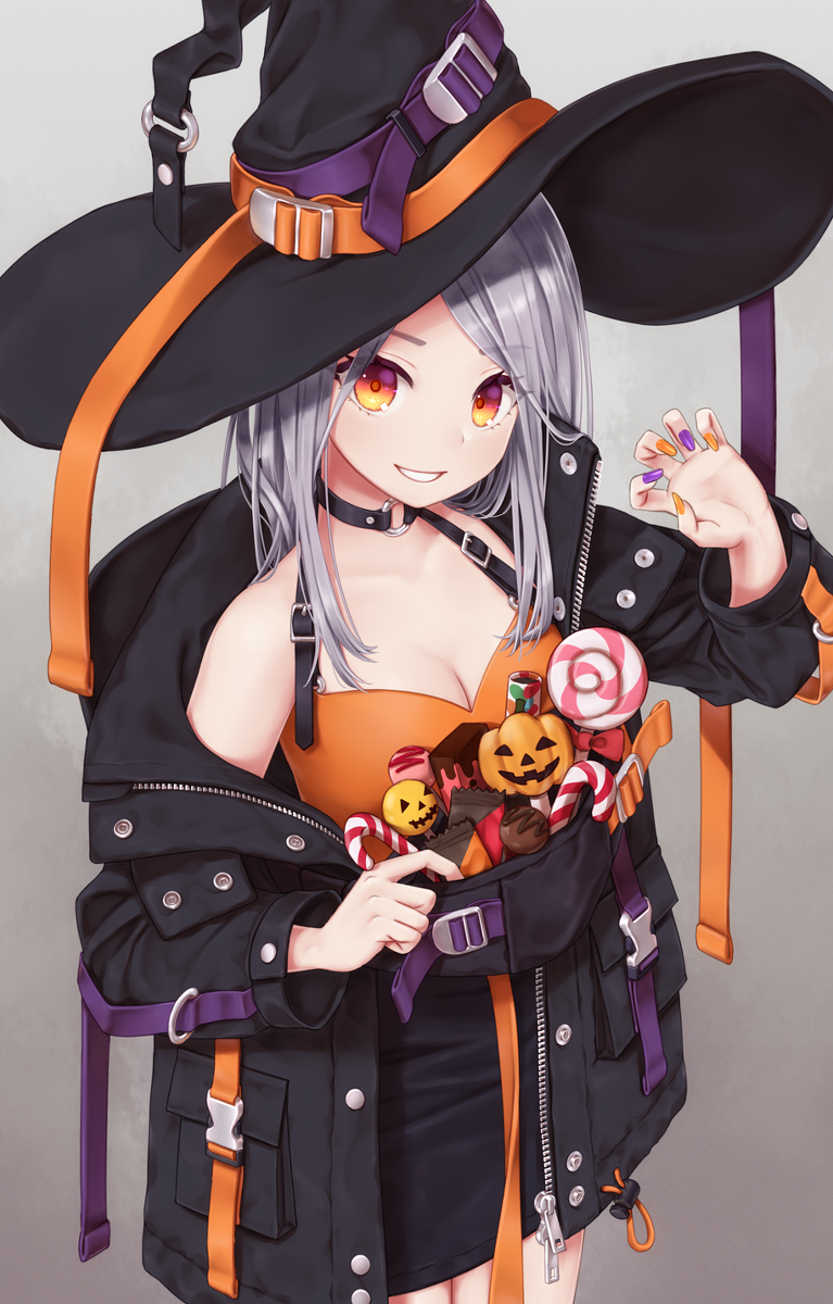 This is a pixiv picture whose title is Halloween.