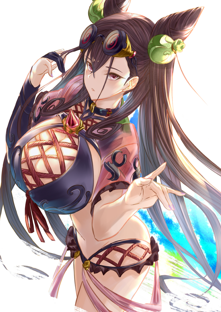 This is a pixiv picture whose title is 水着　紫式部 その3.