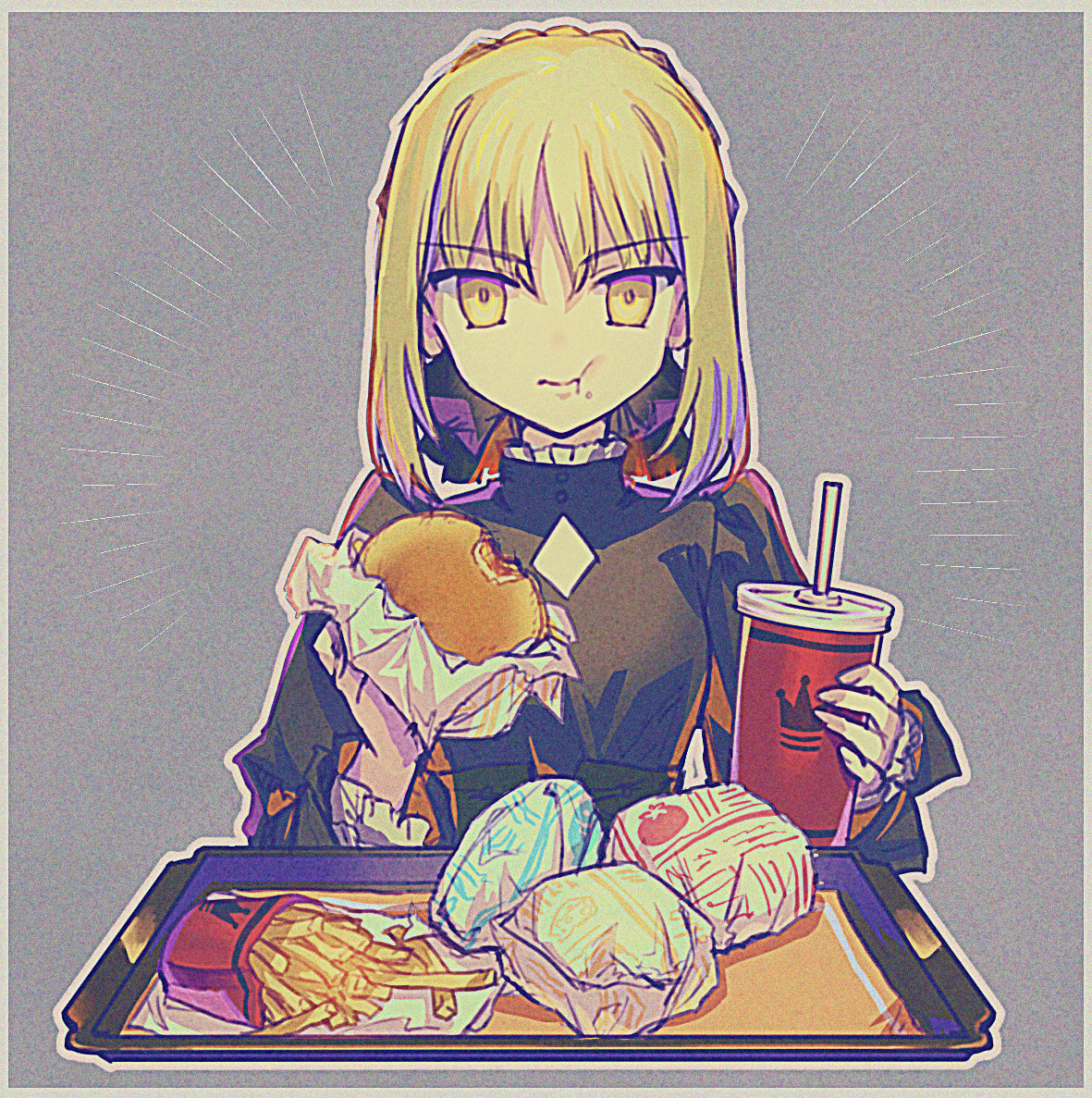 This is a pixiv picture whose title is 食欲の秋.