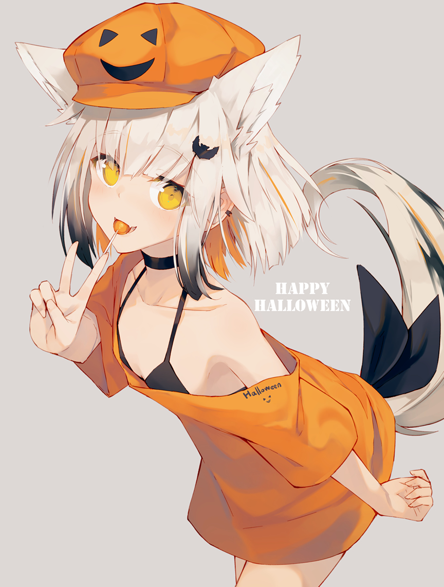 This is a pixiv picture whose title is Halloween.