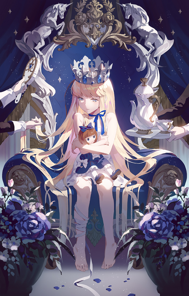 This is a pixiv picture whose title is A little queen.