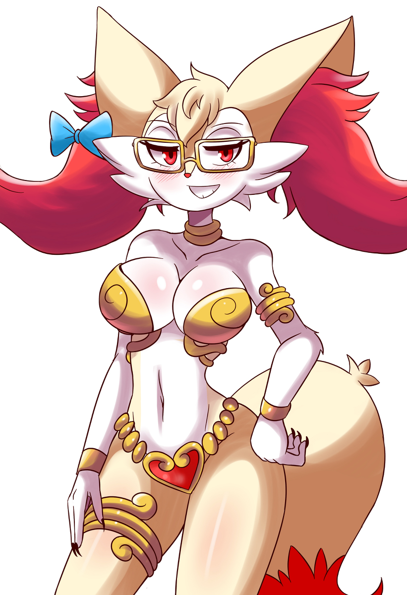 This is a pixiv picture whose title is Braixen princess.