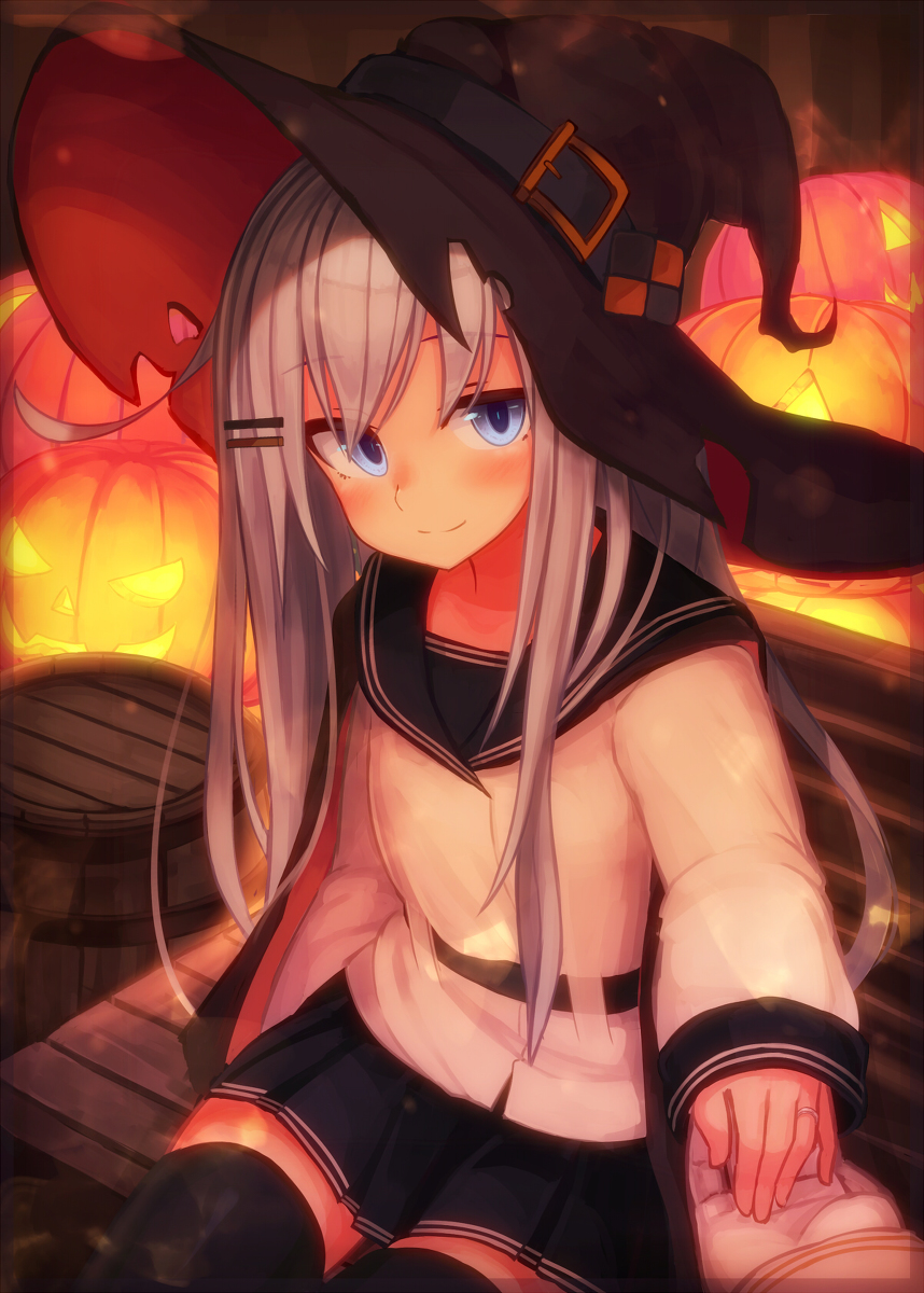 This is a pixiv picture whose title is ヴェールヌイとハロウィンデート.