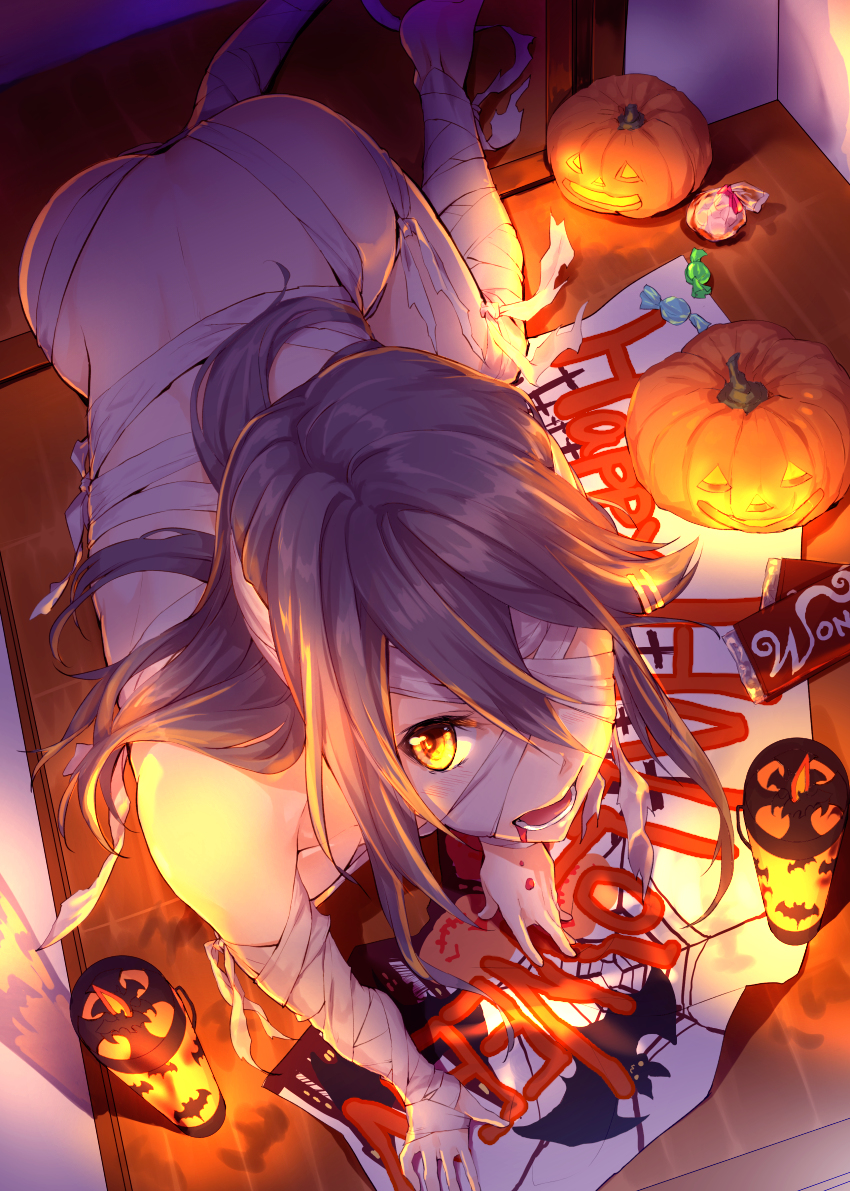This is a pixiv picture whose title is 榛名ハロウィン.