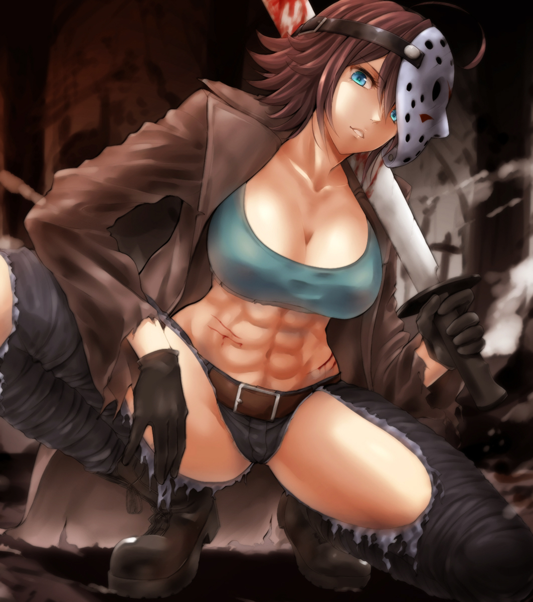This is a pixiv picture whose title is ジェイソン.